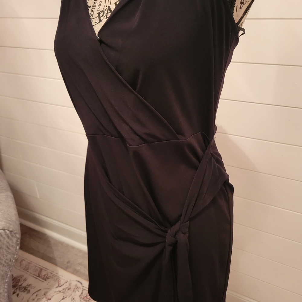 Bcbgeneration Black Spaghetti-Strap Mini Dress - image 2